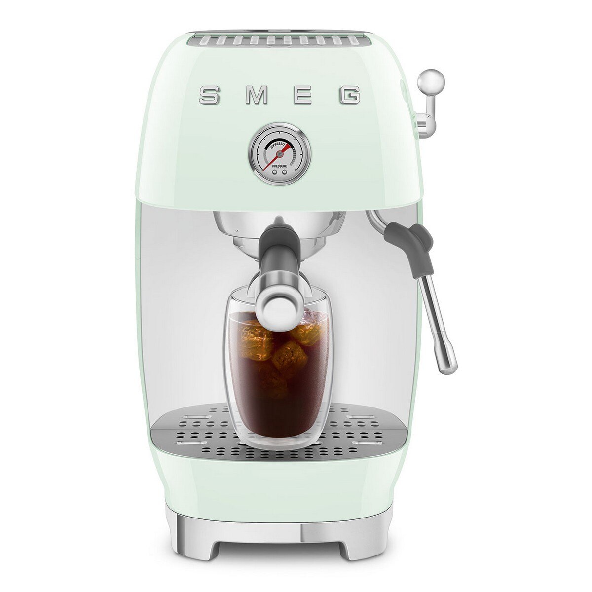 Máquina de Café Expresso Manual Smeg Anni 50 com Cold Brew Verde Água-5