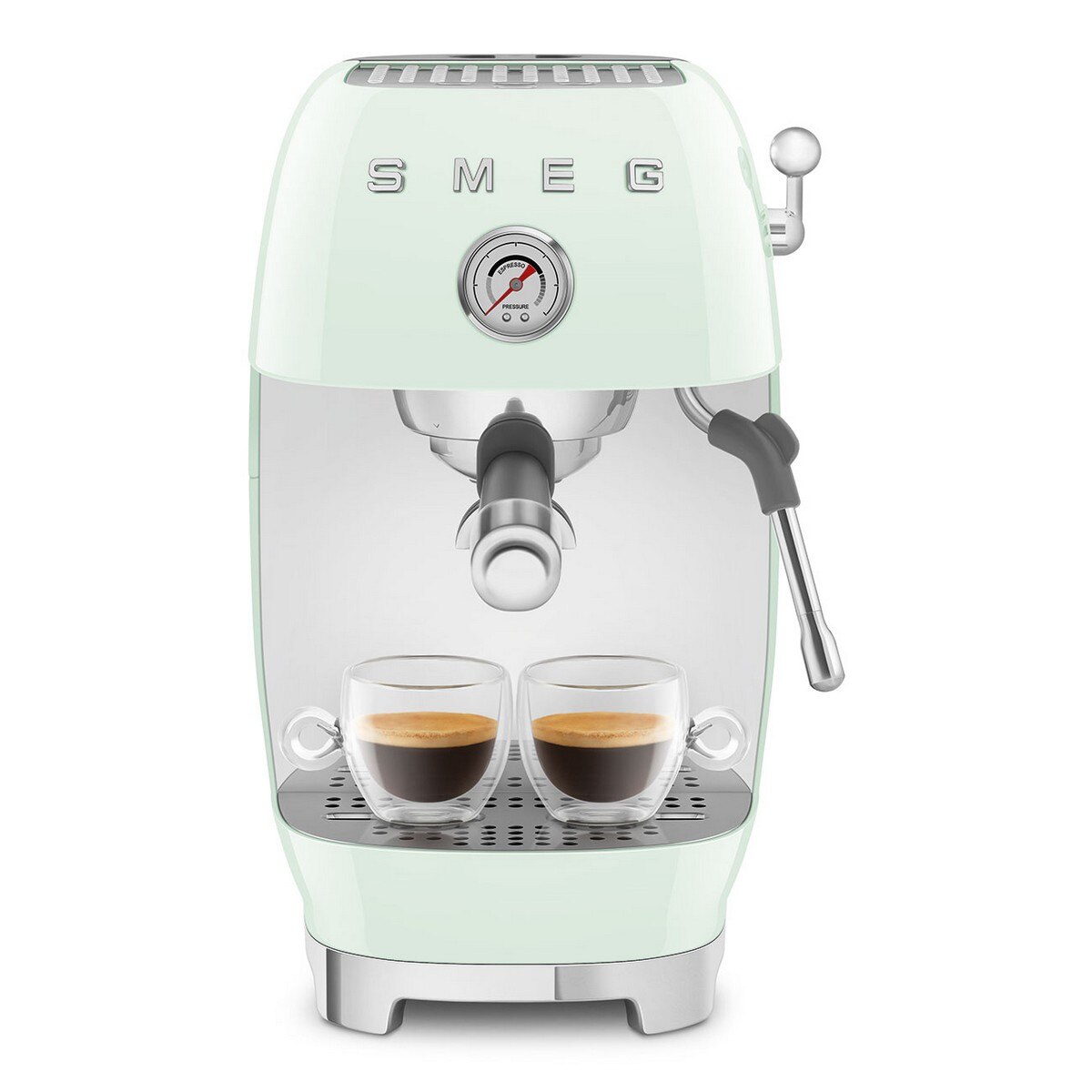 Máquina de Café Expresso Manual Smeg Anni 50 com Cold Brew Verde Água-6