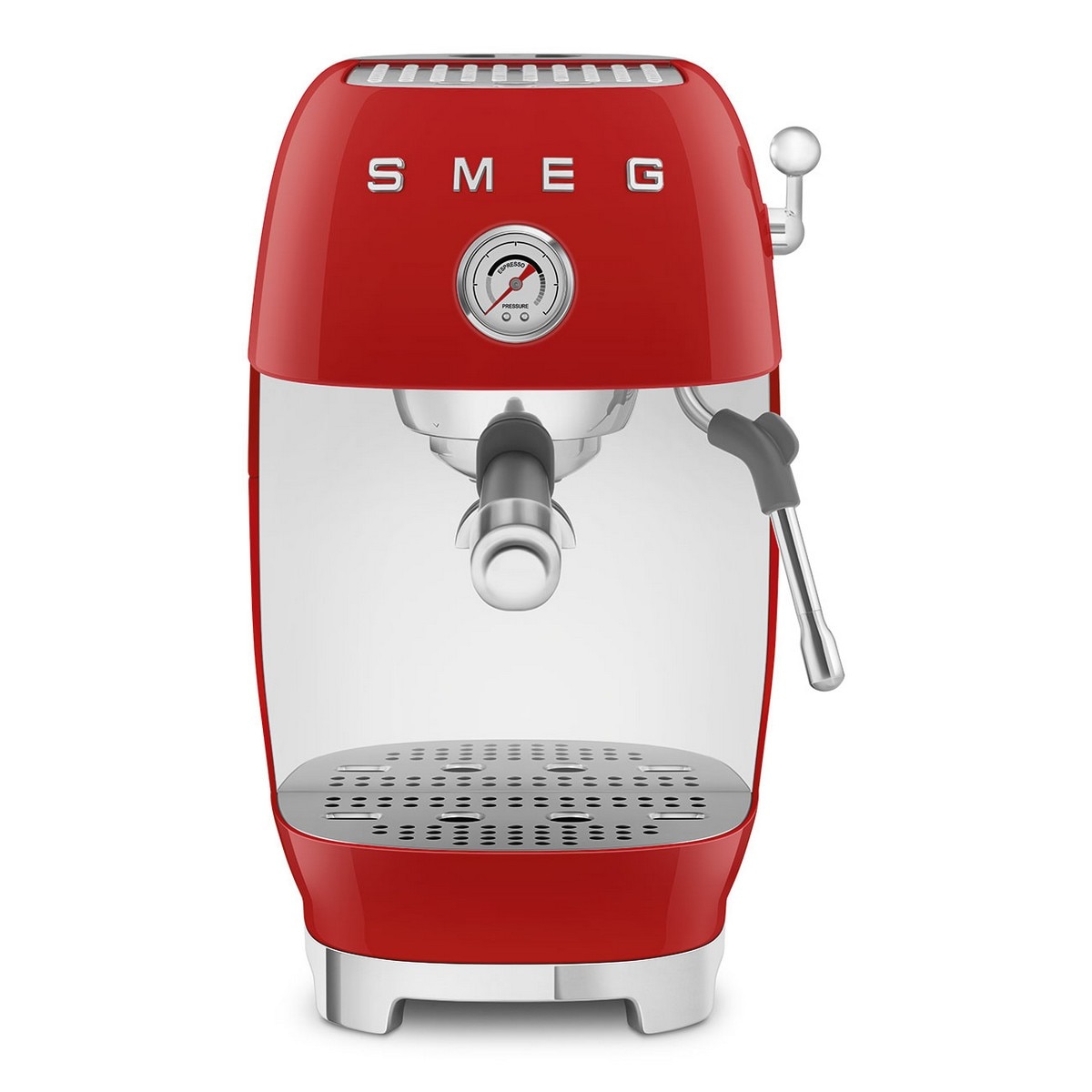 Máquina de Café Expresso Manual Smeg Anni 50 com Cold Brew Vermelho-1