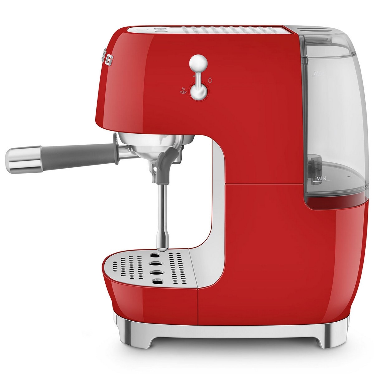 Máquina de Café Expresso Manual Smeg Anni 50 com Cold Brew Vermelho-2