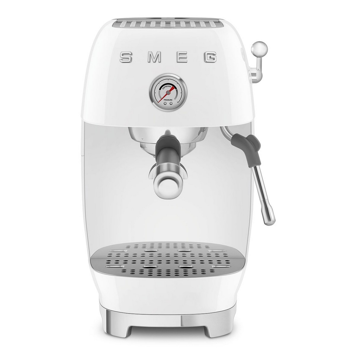 Máquina de Café Expresso Manual Smeg Anni 50 com Cold Brew Branco-1