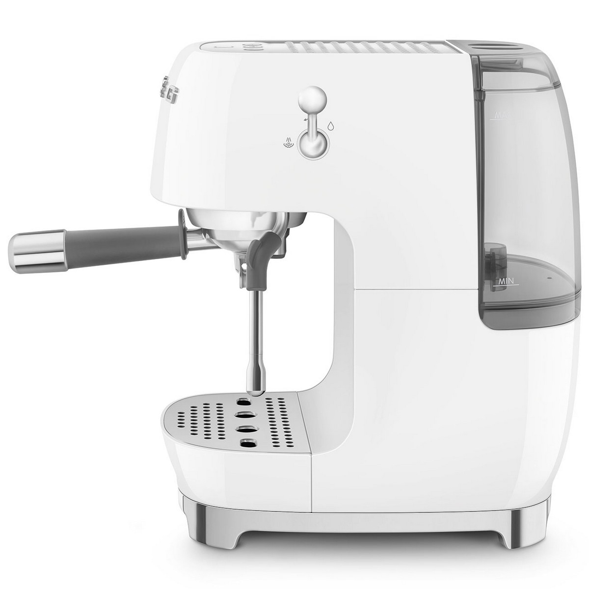 Máquina de Café Expresso Manual Smeg Anni 50 com Cold Brew Branco-2