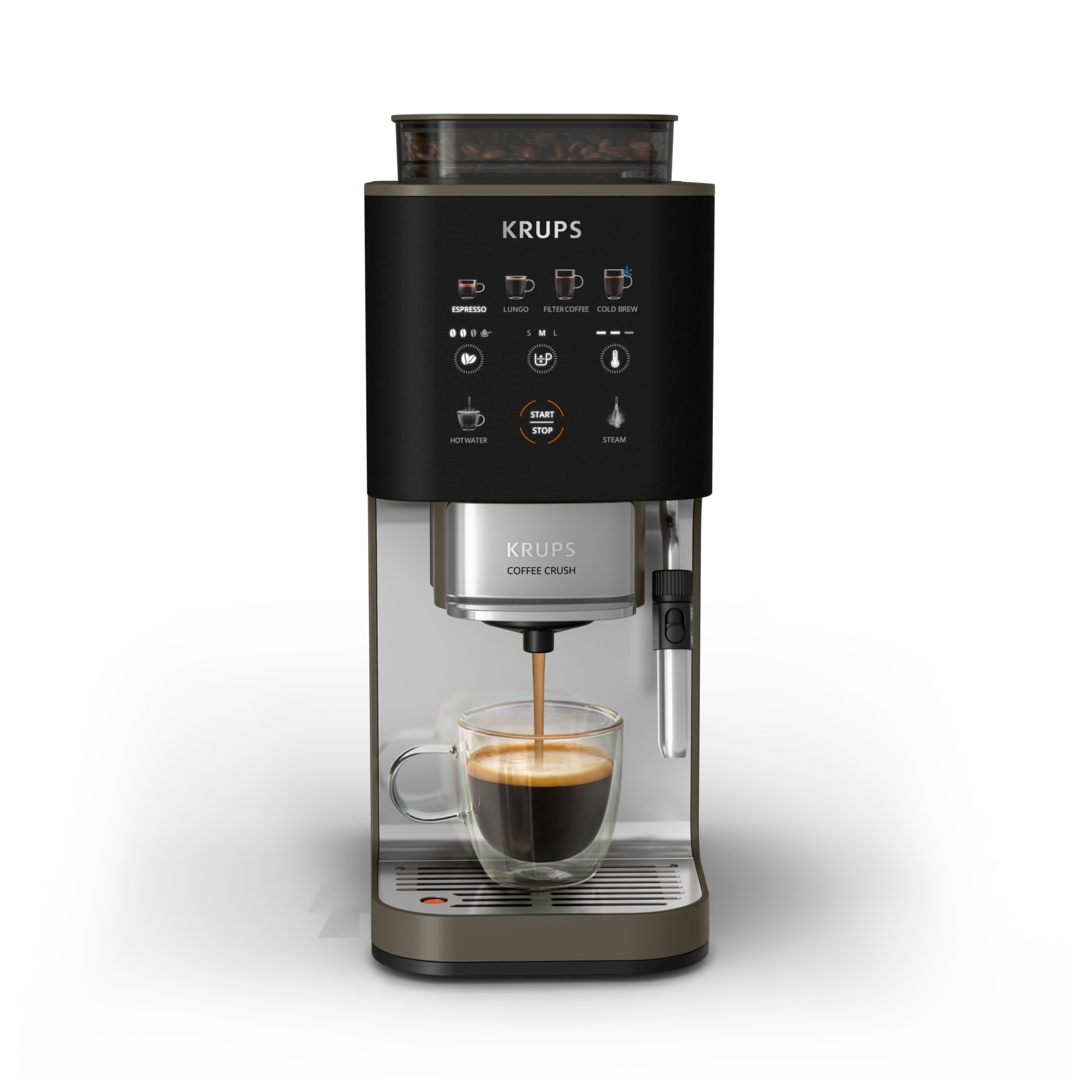 Imagem 0 de Máquina de Café Krups Coffee Crush Superautomática Experience SA403B de 15 bar e Auto Prensado