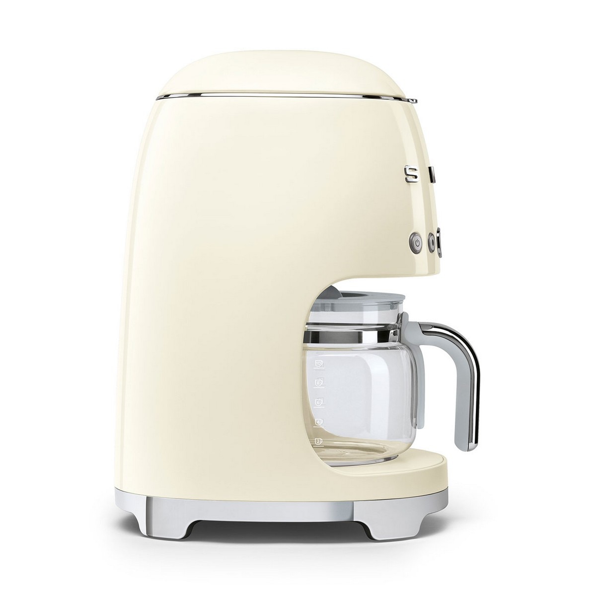 Máquina de Café de Filtro Smeg Anni 50 de 1050 W - 10 Chávenas Creme-3