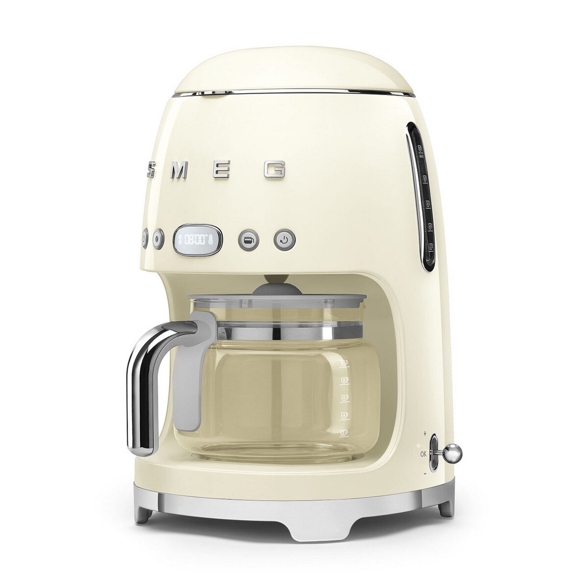 Máquina de Café de Filtro Smeg Anni 50 de 1050 W - 10 Chávenas Creme-4