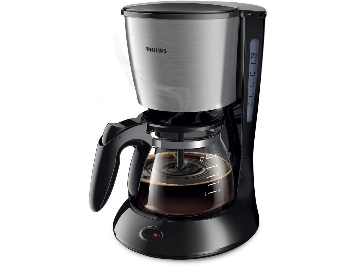 Máquina de Café de Filtro Philips Daily Collection HD7435/20 de 700 W - 7 Chávenas - Preto Preto / Cinzento-2