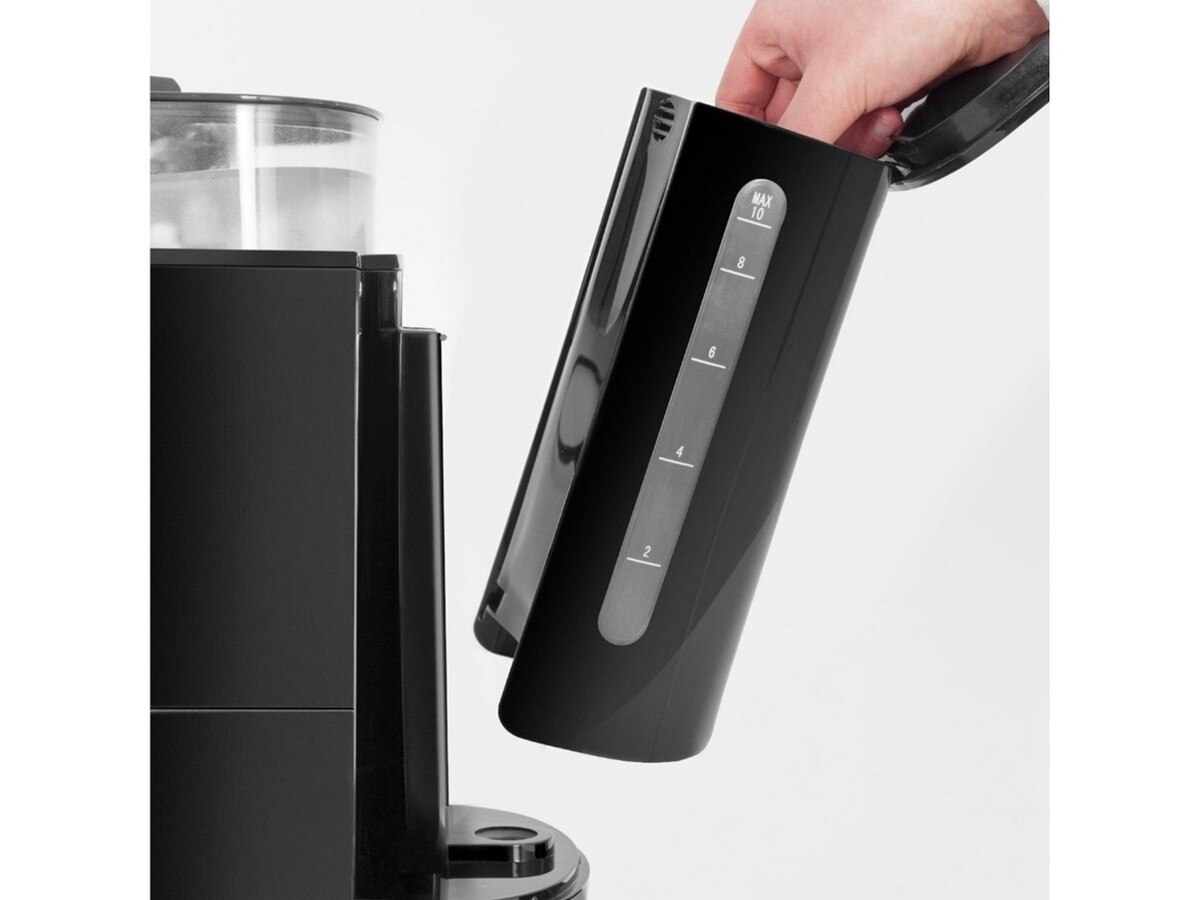 Máquina de Café de Filtro Caso 5CASOD1856 de 1000 W - 10 Chávenas - Aço Inox Inox/Preto-3