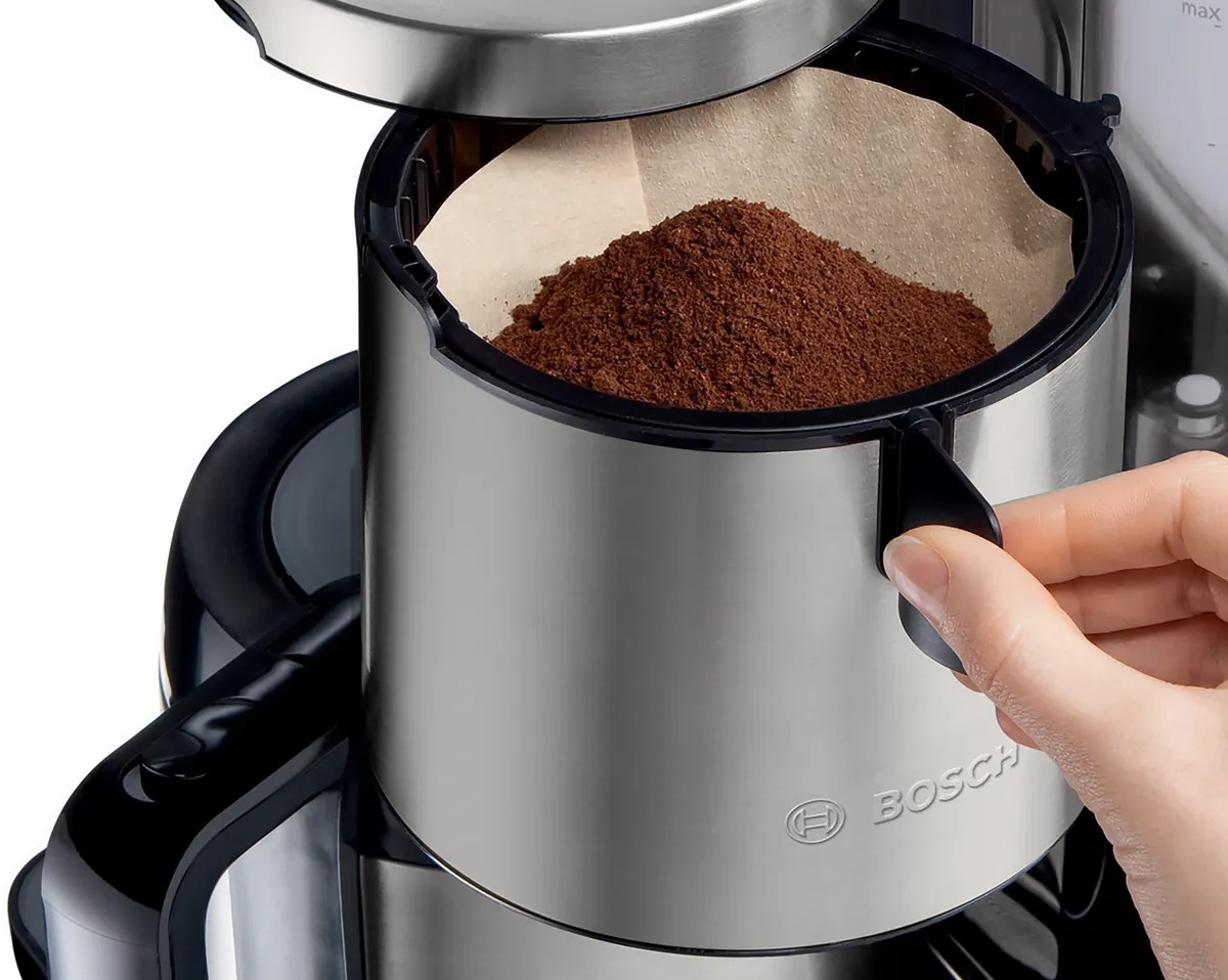 Máquina de Café de Filtro Bosch TKA8A683 Styline - 12 Chávenas - Inox / Preto 4