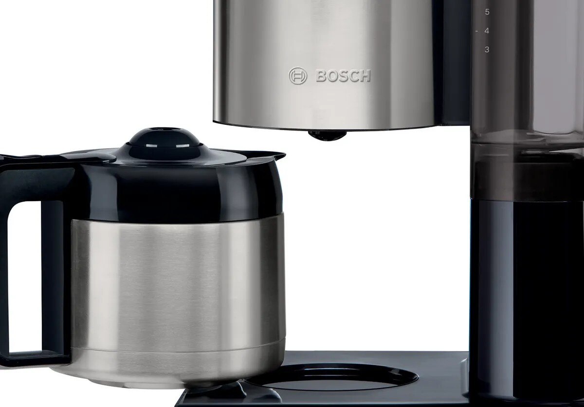 Máquina de Café de Filtro Bosch TKA8A683 Styline - 12 Chávenas - Inox / Preto 6