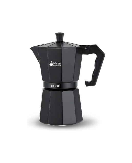 Imagem 0 de Cafeteira Italiana Sogo CAF-SS-7620 Moka Espresso - 12 Chávenas - Preto