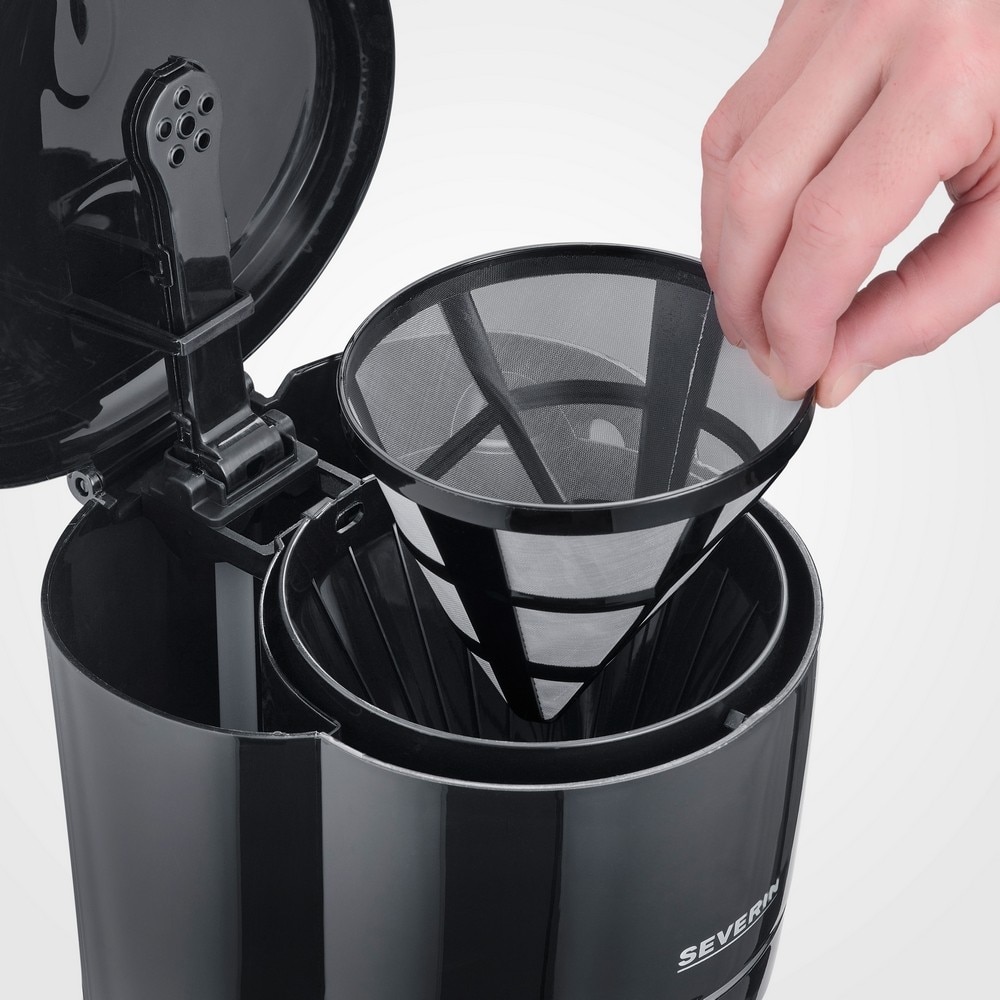 Máquina de Café de Filtro Severin KA 4320 de 900 W - Até 10 Chávenas - Preto 3