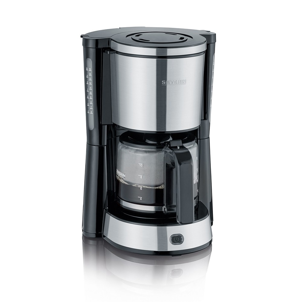 Máquina de Café de Filtro Severin KA4823 de 1000 W e de 1,25 Litros - 10 Chávenas - Inox Inox-1