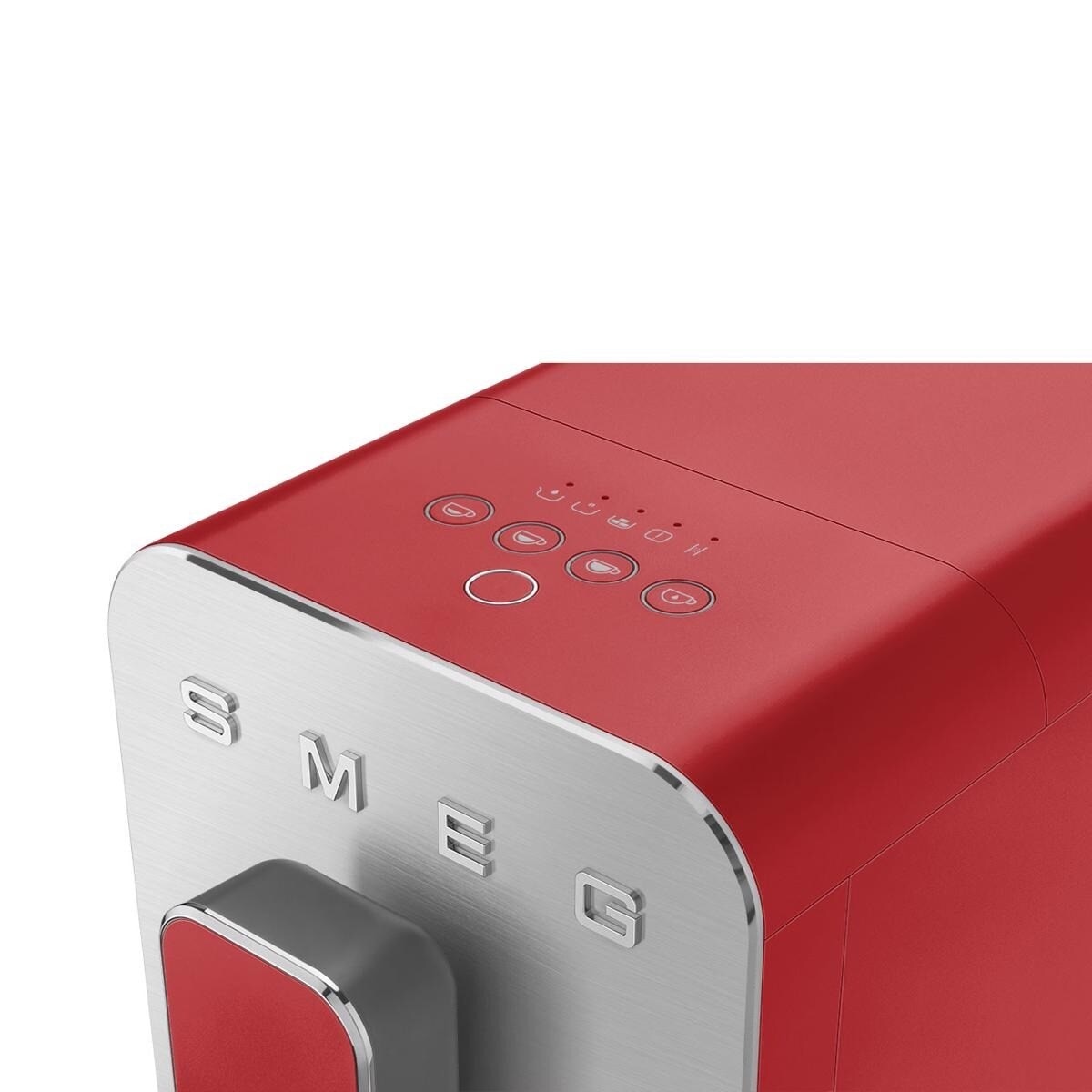 Máquina de Café Expresso Automática Smeg BCC01RDMEU de 1350 W e 19 bar - Vermelho Mate Vermelión-5