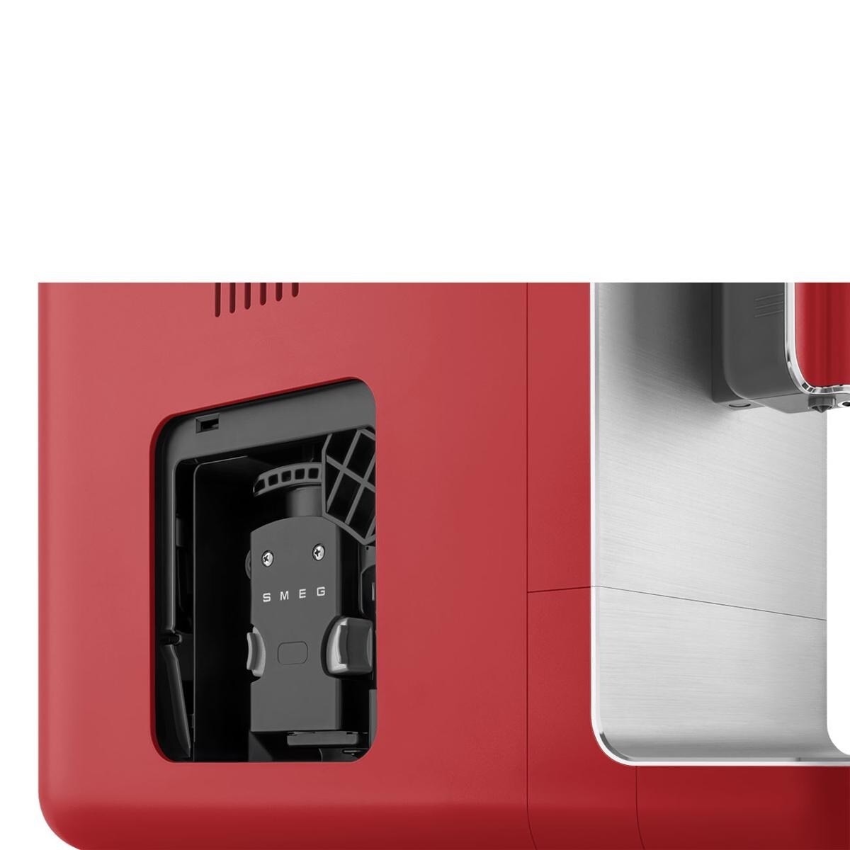 Máquina de Café Expresso Automática Smeg BCC01RDMEU de 1350 W e 19 bar - Vermelho Mate Vermelión-7