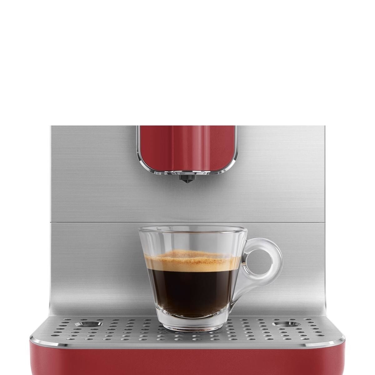 Máquina de Café Expresso Automática Smeg BCC01RDMEU de 1350 W e 19 bar - Vermelho Mate Vermelión-8