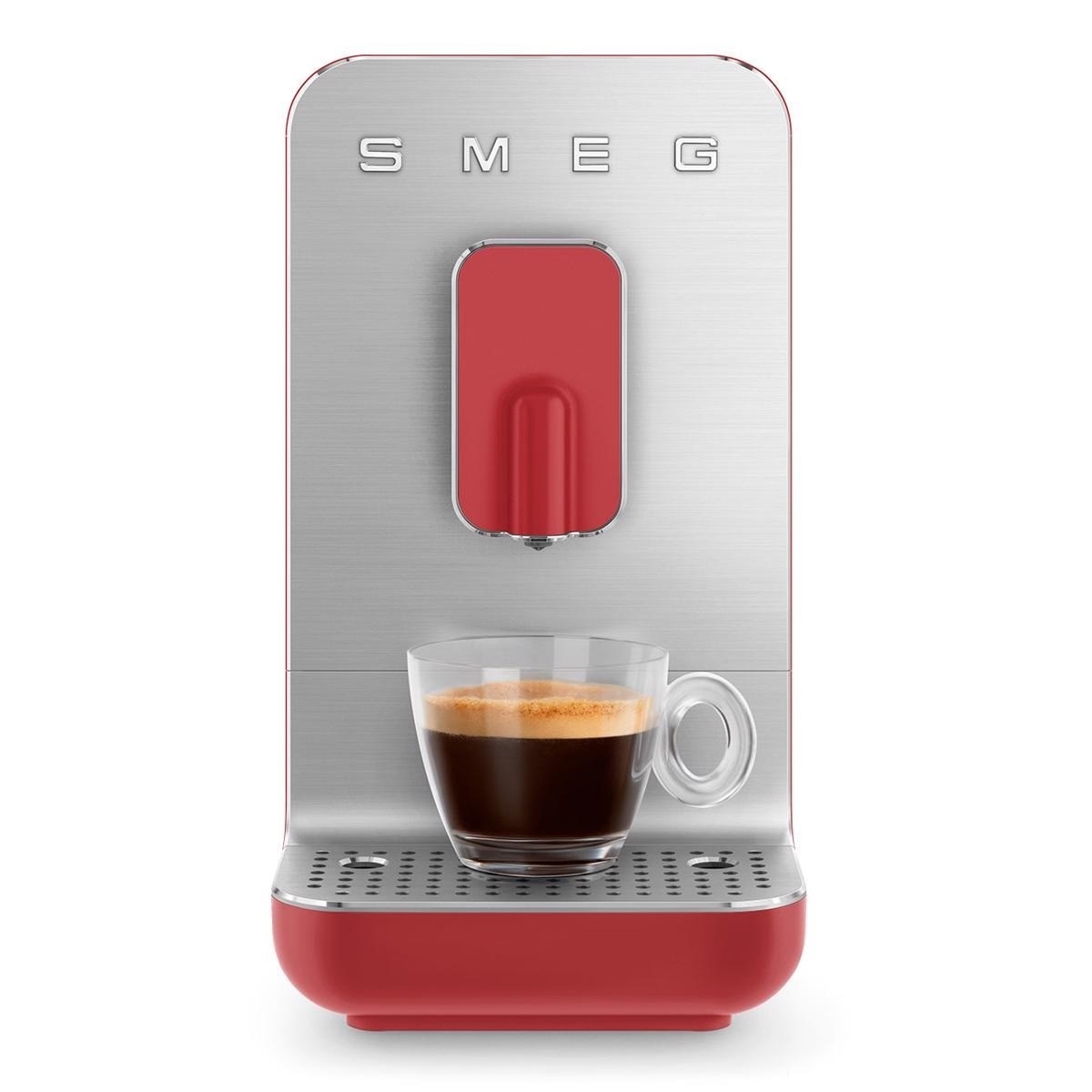 Máquina de Café Expresso Automática Smeg BCC01RDMEU de 1350 W e 19 bar - Vermelho Mate Vermelión-9