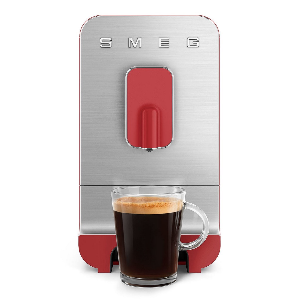 Máquina de Café Expresso Automática Smeg BCC01RDMEU de 1350 W e 19 bar - Vermelho Mate Vermelión-10