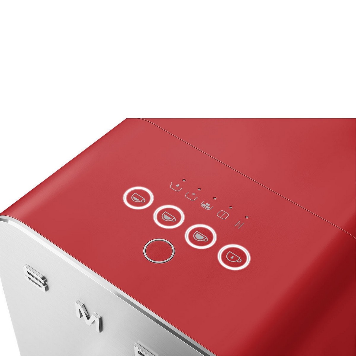 Máquina de Café Expresso Automática Smeg BCC01RDMEU de 1350 W e 19 bar - Vermelho Mate Vermelión-11