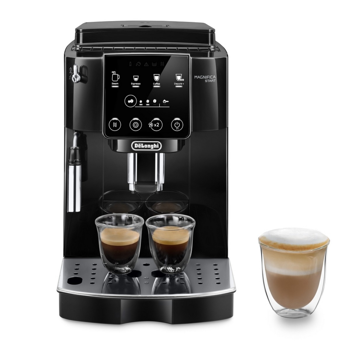 Imagem 0 de Máquina de Café Expresso Automática De'Longhi Magnifica Start ECAM220.21.B Moinho Incorporado de 1450 W, de 15 bar e de 13 Níveis de Moagem - Preto