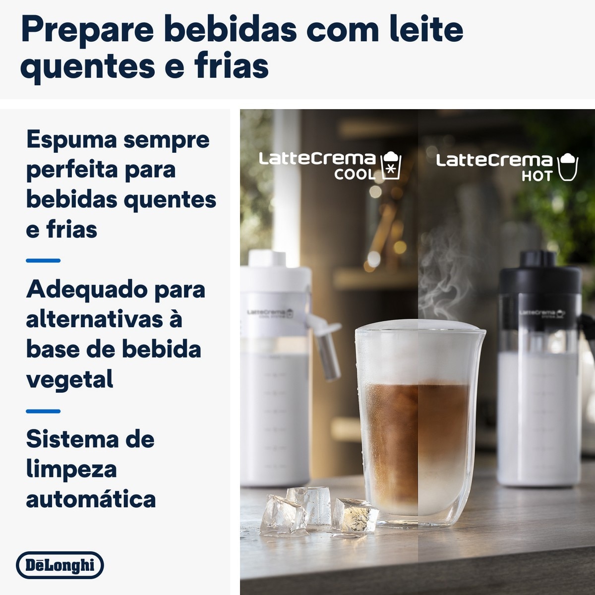 Máquina de Café Automática De'Longhi Eletta Explore ECAM450.65.G de 1450 W de 19 bar e 13 Níveis de Moagem - Preto Preto-4