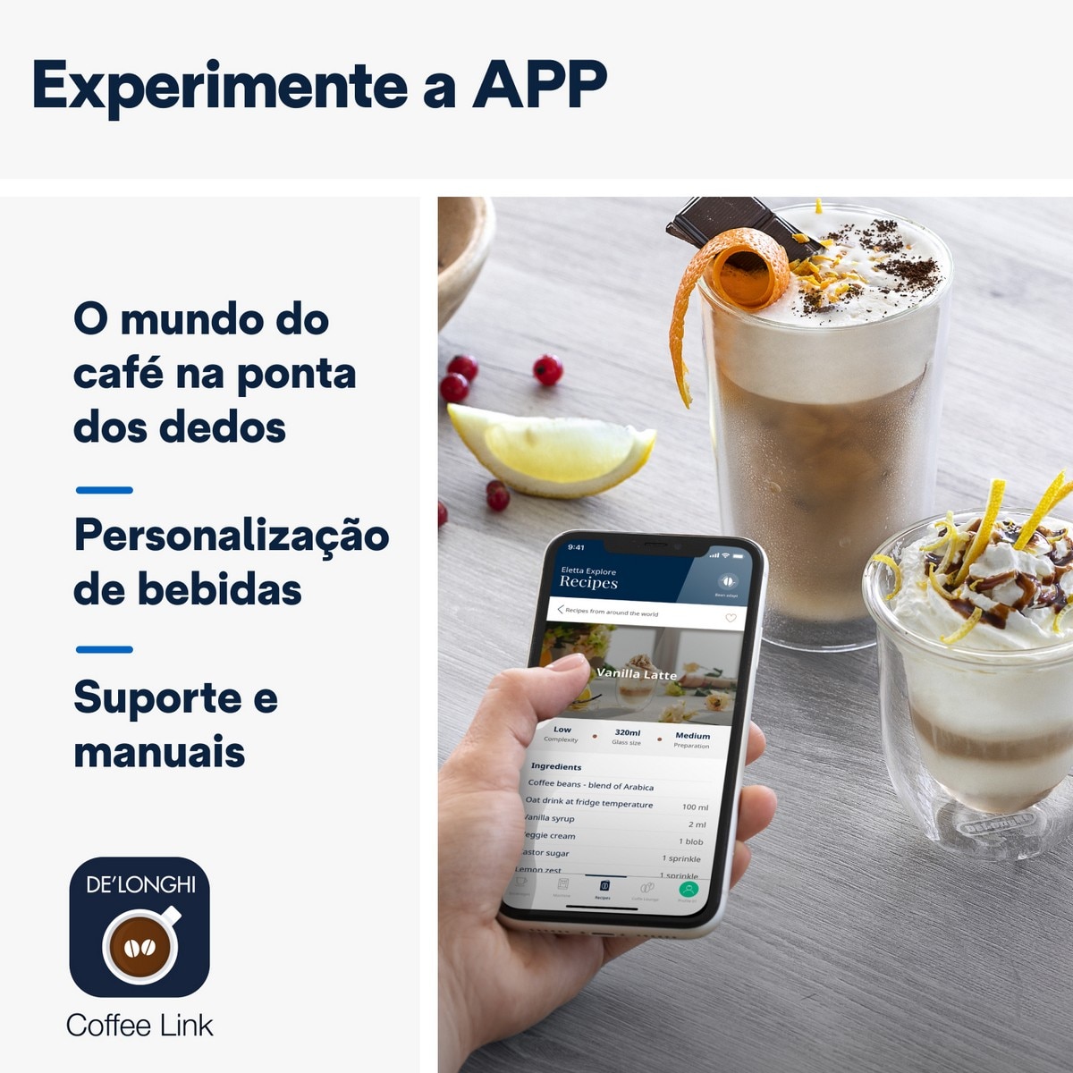 Máquina de Café Automática De'Longhi Eletta Explore ECAM450.65.G de 1450 W de 19 bar e 13 Níveis de Moagem - Preto Preto-9