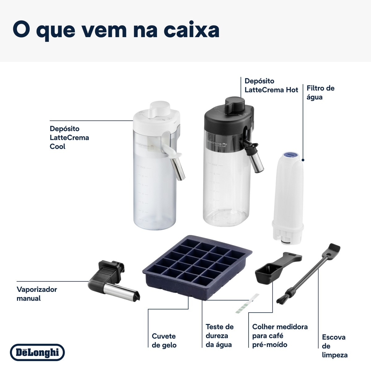 Máquina de Café Automática De'Longhi Eletta Explore ECAM450.65.G de 1450 W de 19 bar e 13 Níveis de Moagem - Preto Preto-11