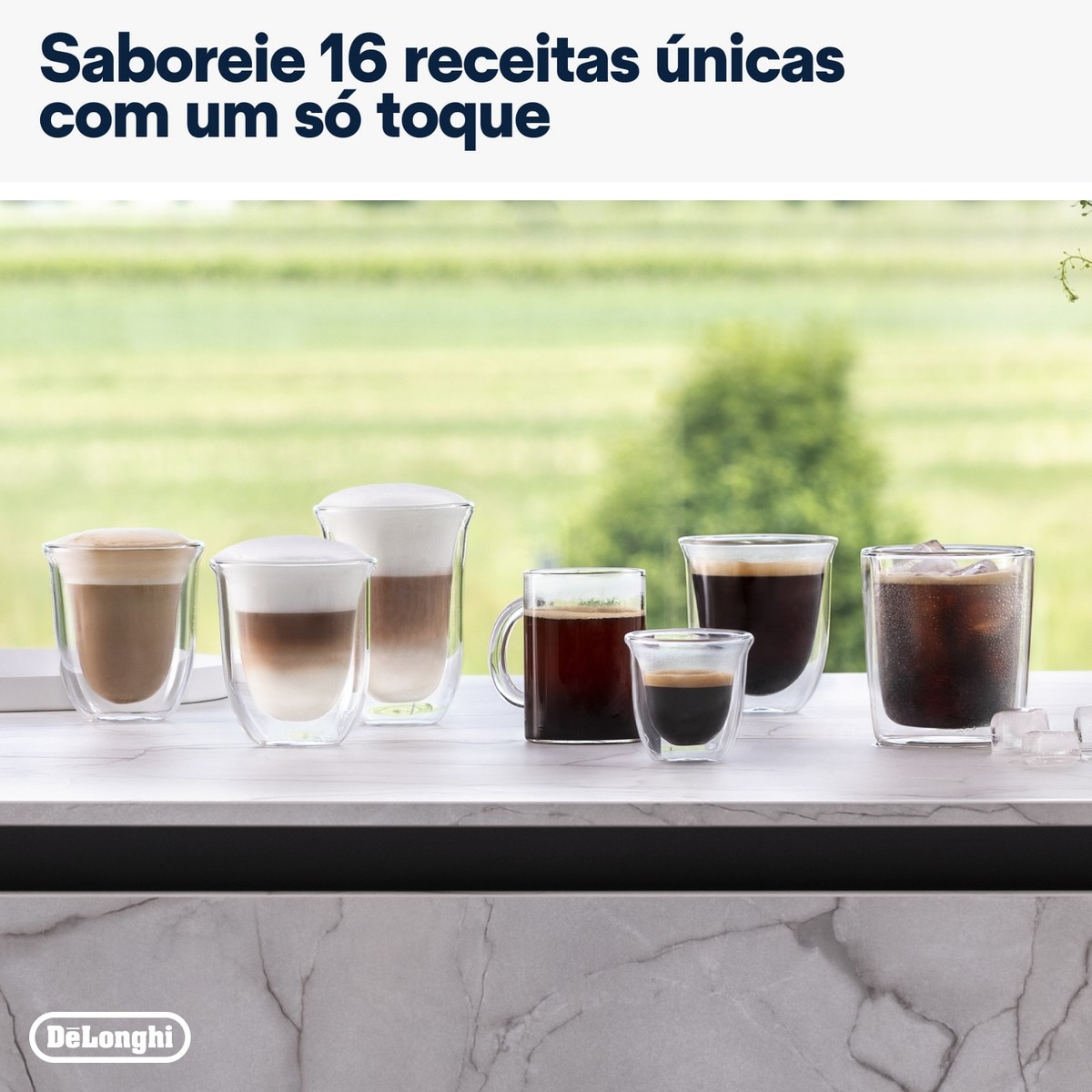 Máquina de Café Automática De'Longhi Rivelia EXAM440.55.G de 1450 W, de 19 bar e 13 Níveis de Moagem - Pebble Grey Cinzento-6