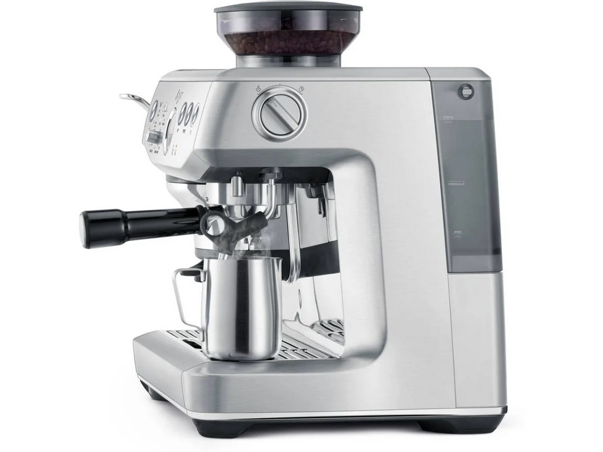 Máquina de Café Sage SES876BSS Barista Express Impress de 15 bar e 25 Níveis de Moagem Aço escovado-3