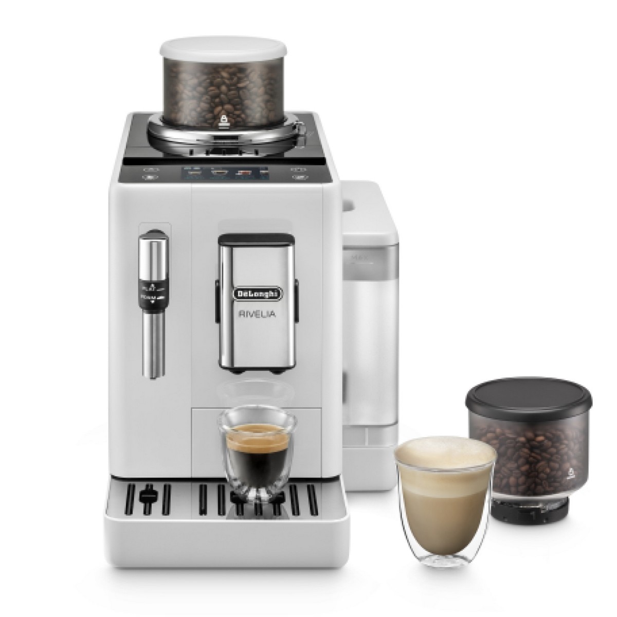Imagem 0 de Máquina de Café Automática De'Longhi Rivelia EXAM440.35.W de 1450 w e de 19 bar - Branco