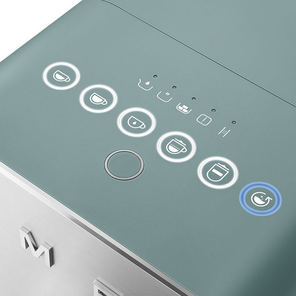 Máquina de Café Expresso Automática Smeg Collezione de 1350 W e 19 bar Esmeralda-6