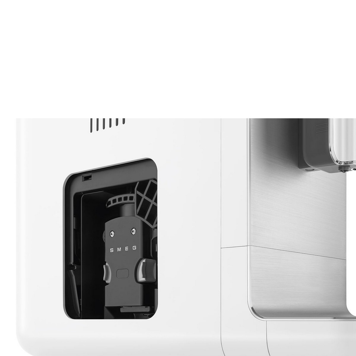 Máquina de Café Expresso Automática Smeg Collezione de 1350 W e 19 bar Branco-5