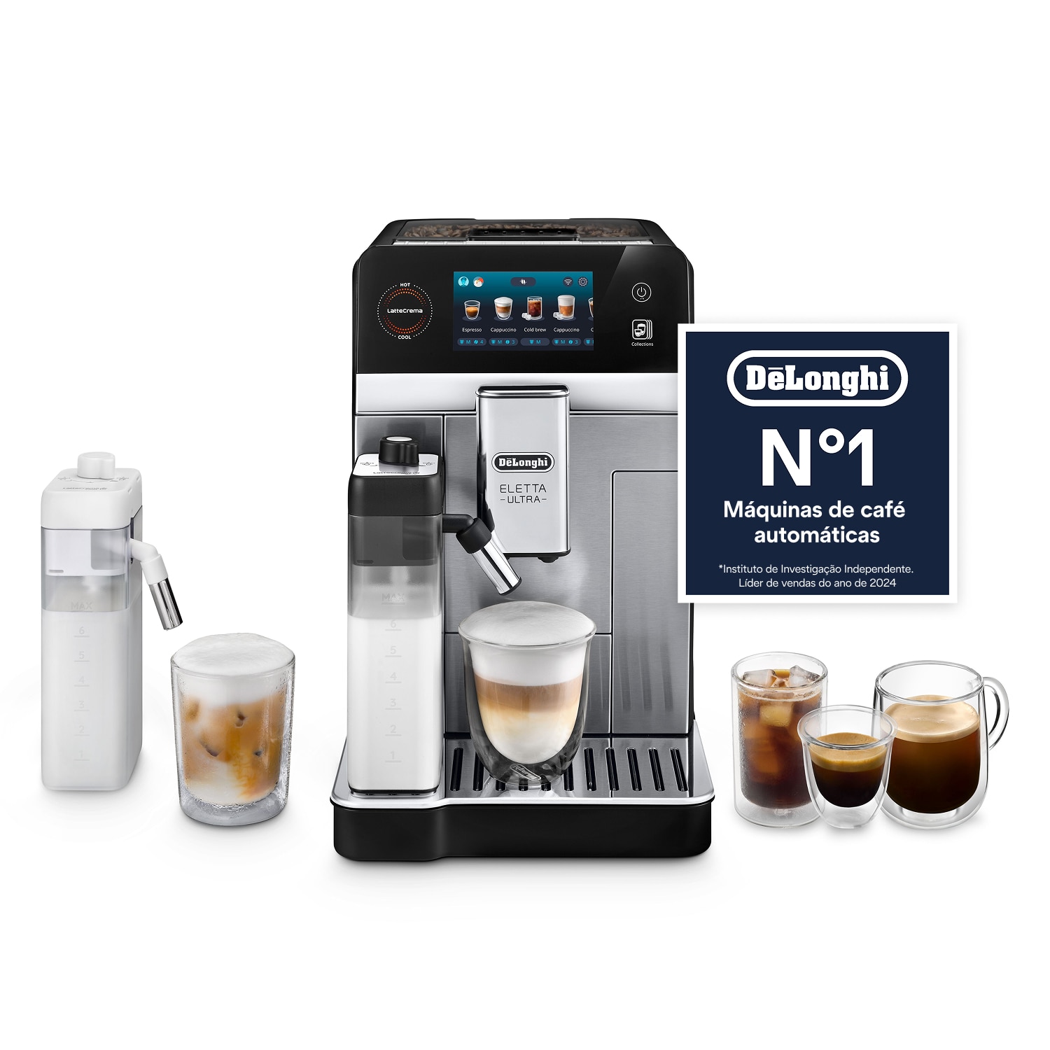 Máquina de Café Automática De'Longhi Eletta Ultra ECAM470.85.MB Prata-3