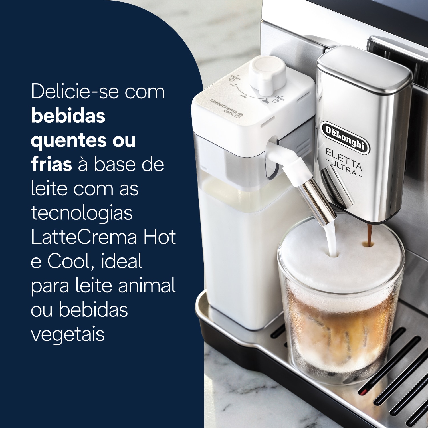 Máquina de Café Automática De'Longhi Eletta Ultra ECAM470.85.MB Prata-5