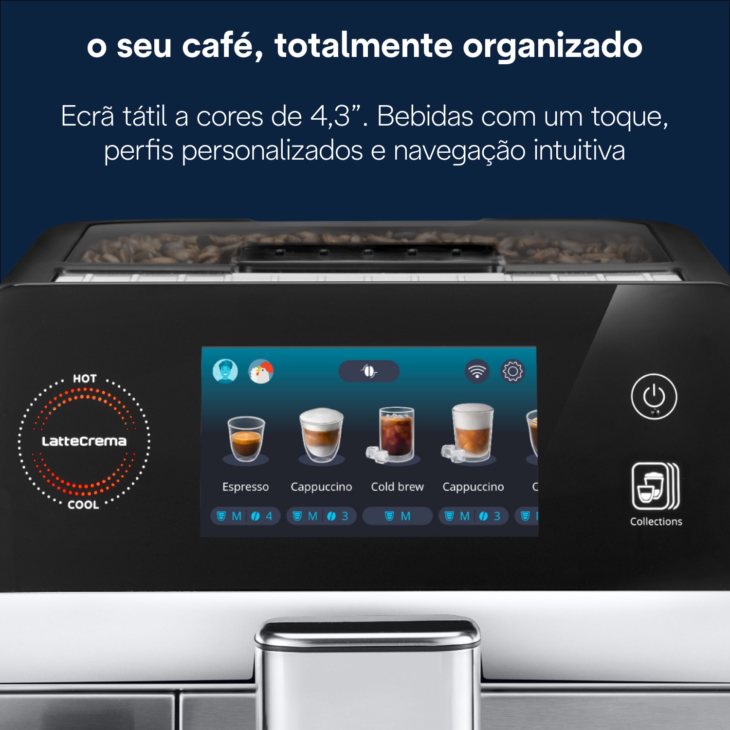 Máquina de Café Automática De'Longhi Eletta Ultra ECAM470.85.MB Prata-9