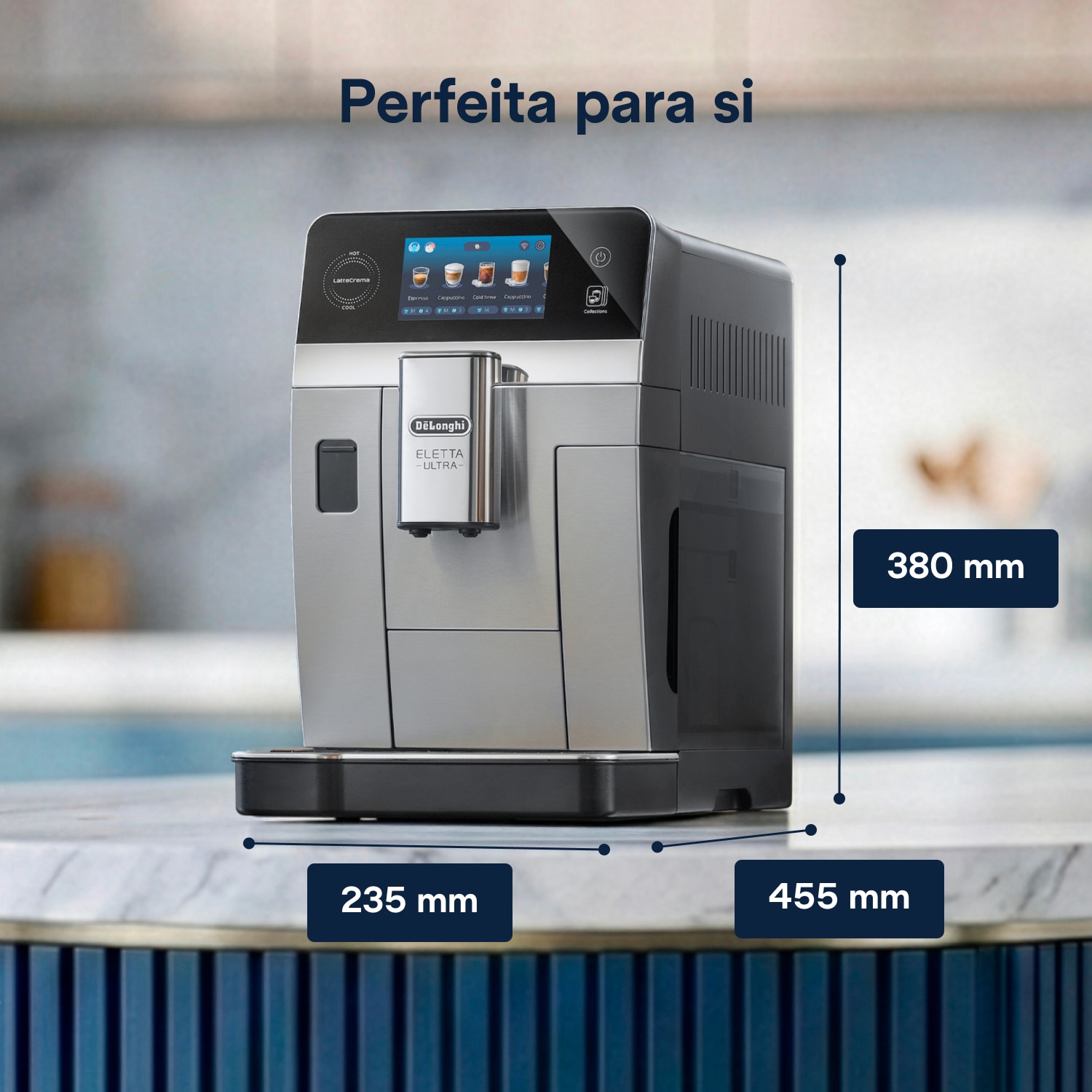 Máquina de Café Automática De'Longhi Eletta Ultra ECAM470.85.MB Prata-11