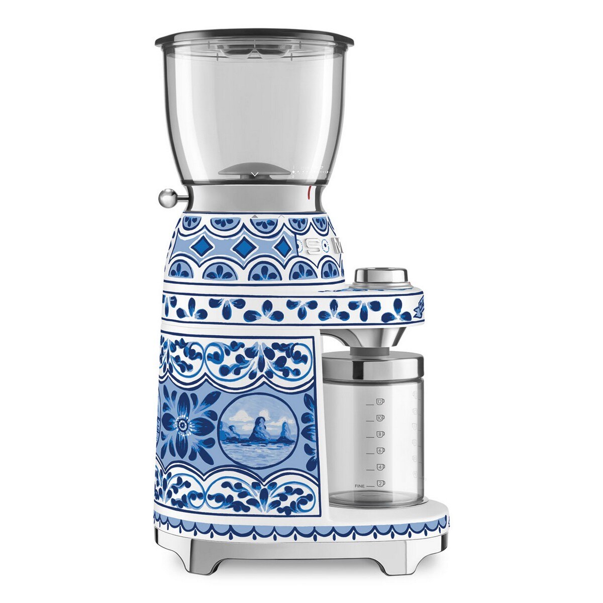 Moinho de Café Smeg Anni 50 Dolce&Gabanna CGF01DGBEU de 150 W - Blu Mediterraneo 3