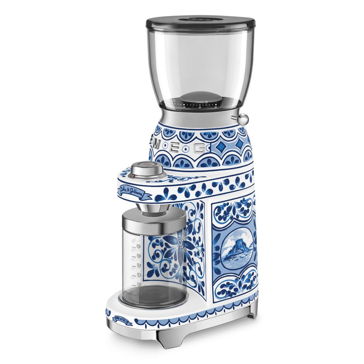 Moinho de Café Smeg Anni 50 Dolce&Gabanna CGF01DGBEU de 150 W - Blu Mediterraneo 5