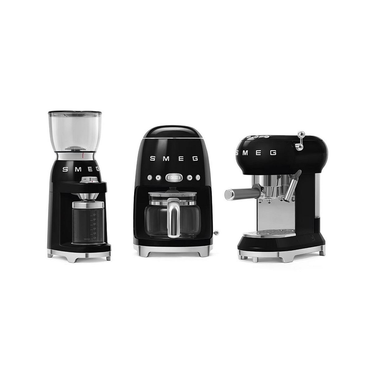 Moinho de Café Smeg Anni 50 de 150 W Preto-6