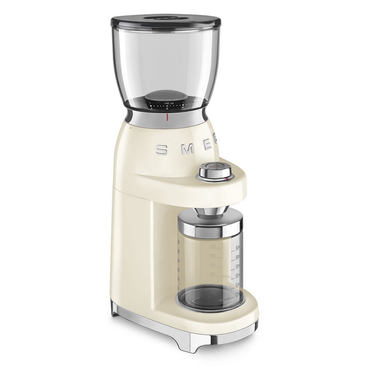 Moinho de Café Smeg Anni 50 CGF11CREU de 150 W - Creme Polido Creme-4