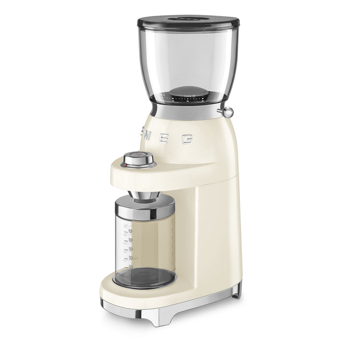 Moinho de Café Smeg Anni 50 CGF11CREU de 150 W - Creme Polido Creme-5