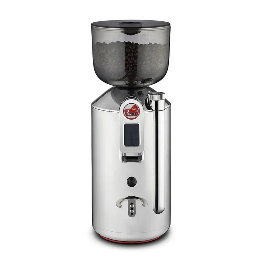 Moinho de Café La Pavoni Cilindro LPGGRI01EU Tritan de 500 g - Cromado Cromado-3