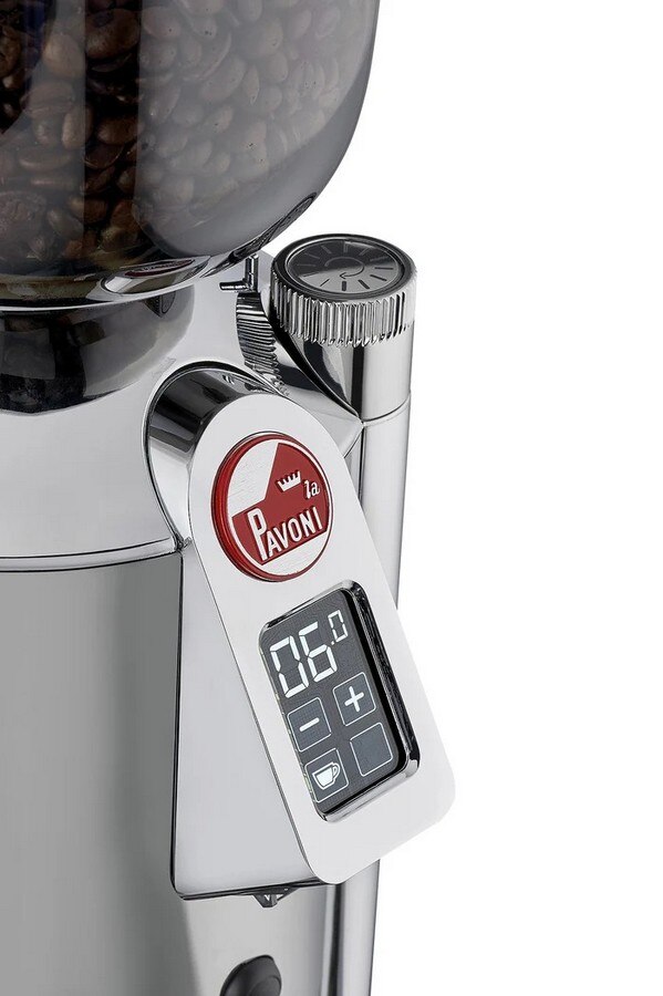 Moinho de Café La Pavoni Cilindro LPGGRI01EU Tritan de 500 g - Cromado Cromado-7