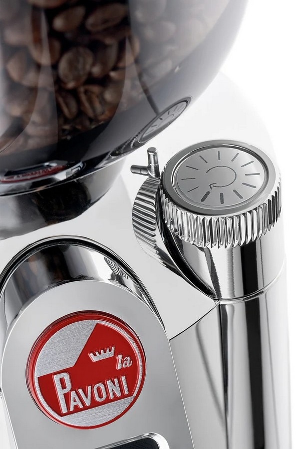 Moinho de Café La Pavoni Cilindro LPGGRI01EU Tritan de 500 g - Cromado Cromado-8