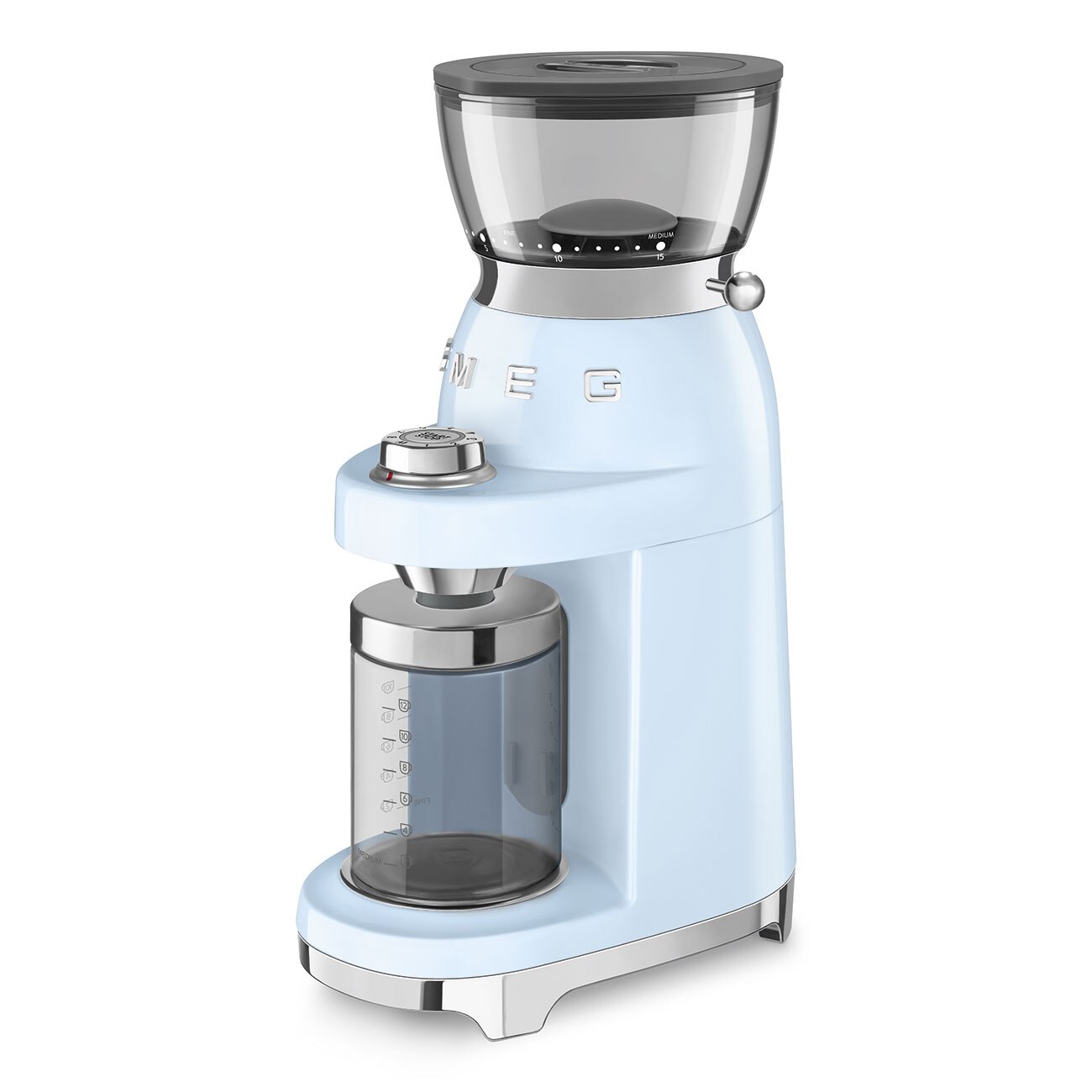 Moinho de Café Smeg Anni 50 Azul Céu-4