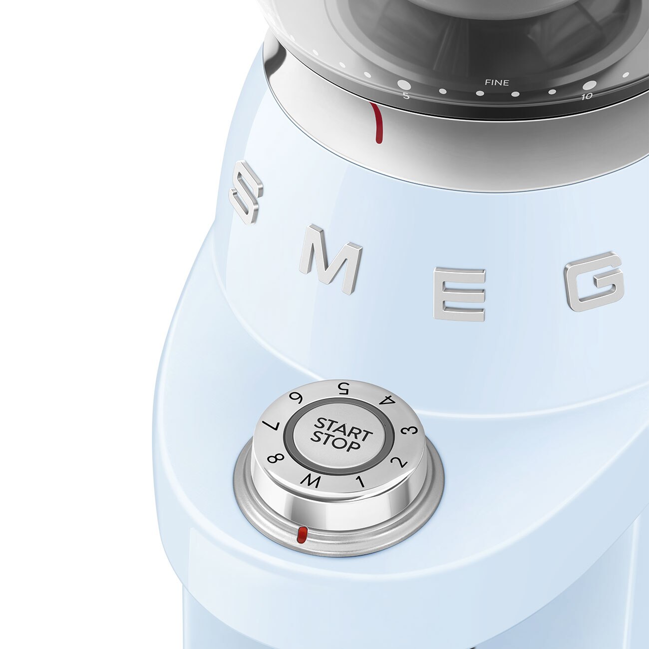 Moinho de Café Smeg Anni 50 Azul Céu-7