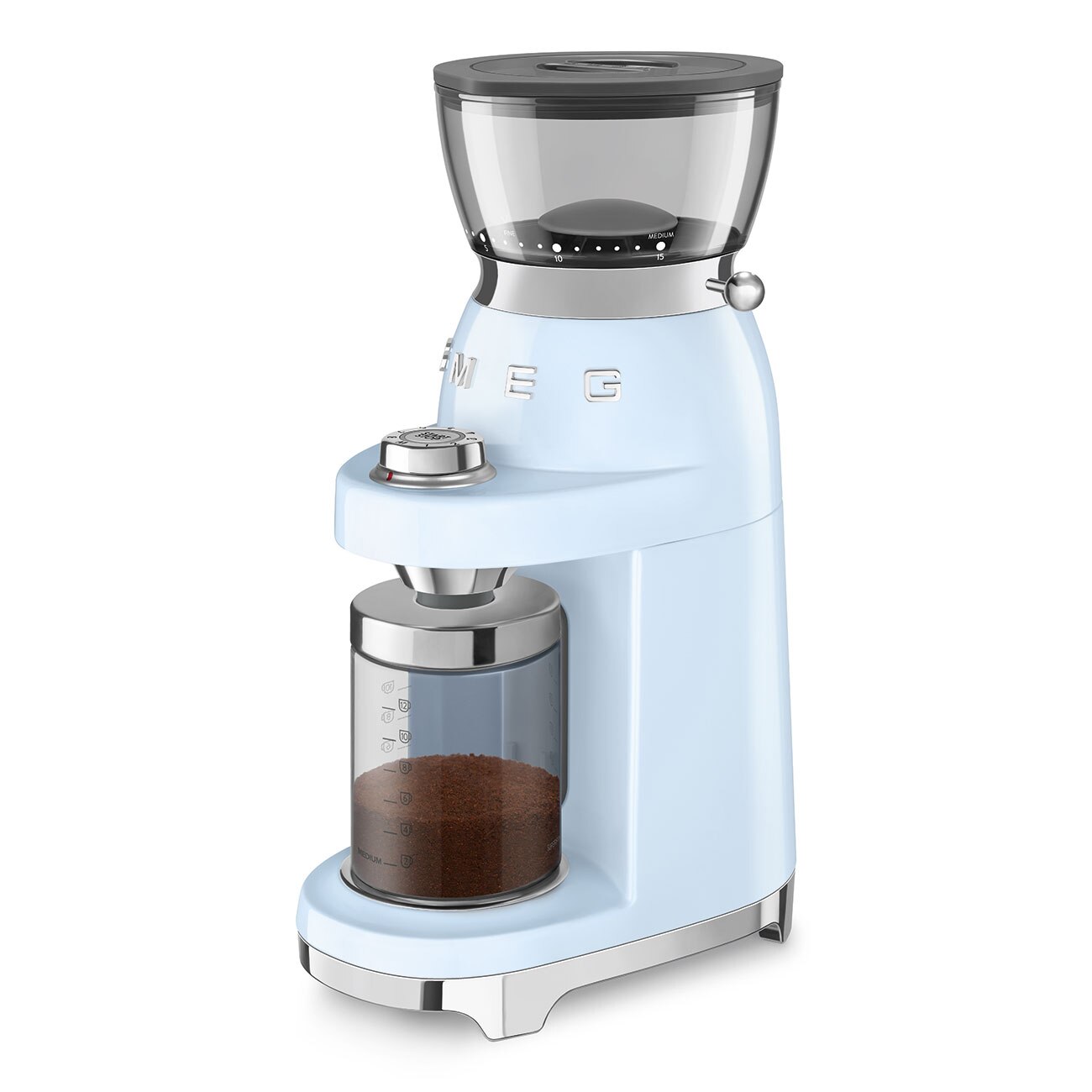 Moinho de Café Smeg Anni 50 Azul Céu-8