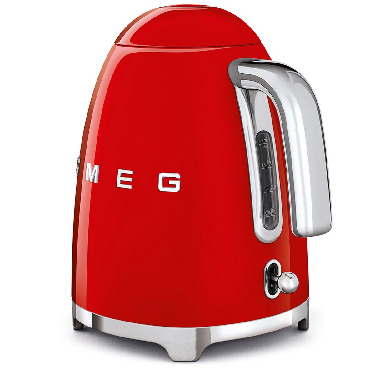 Jarro Elétrico Smeg Anni 50 de 2400 W e de 1,7 Litros Vermelho-3