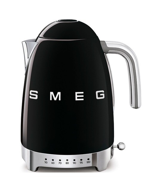 Jarro Elétrico Smeg Anni 50, Temperatura Variável e de 1,7 Litros Preto-1