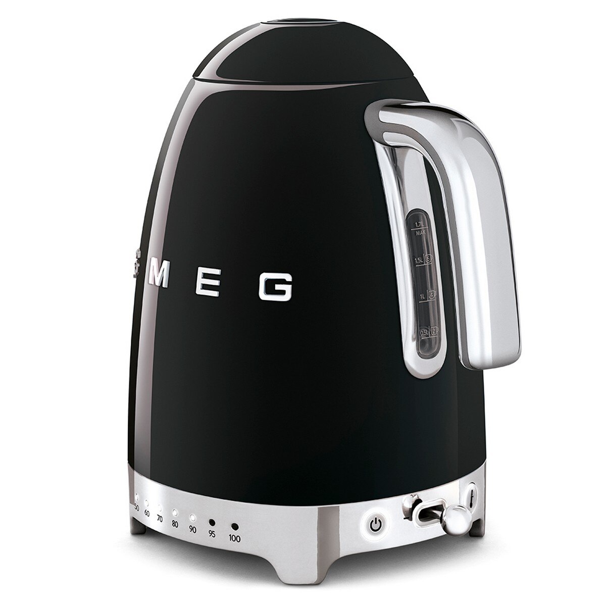 Jarro Elétrico Smeg Anni 50, Temperatura Variável e de 1,7 Litros Preto-3