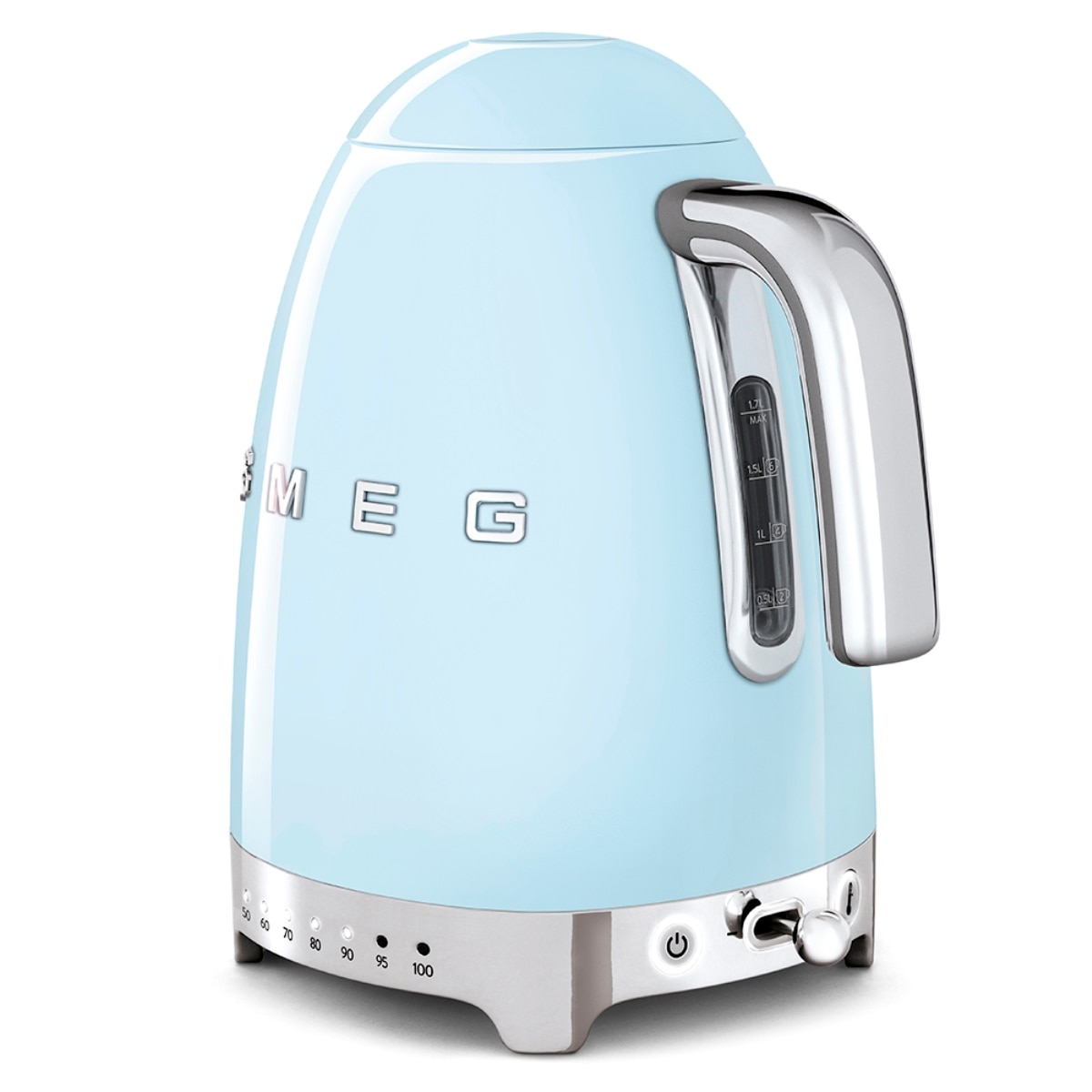 Jarro Elétrico Smeg Anni 50, Temperatura Variável e de 1,7 Litros Azul-3